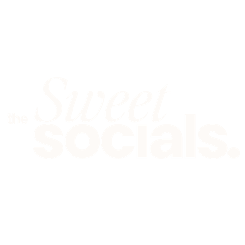 the sweet socials Logo in beige